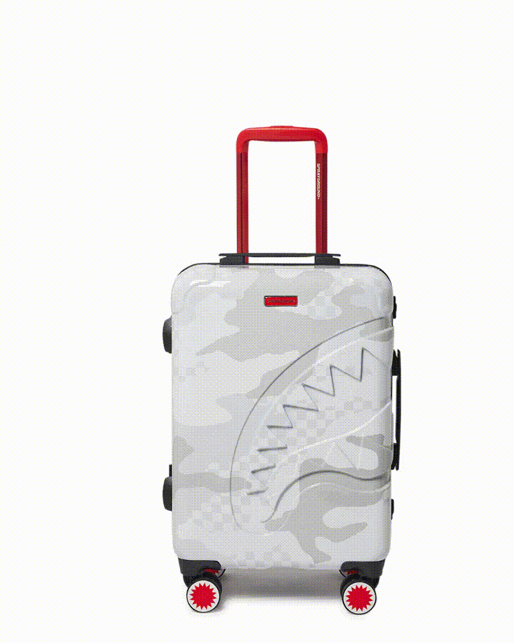 Sprayground 3AM LE BLANC SHARKNAUTICS HARDSHELL CARRY-ON LUGGAGE
