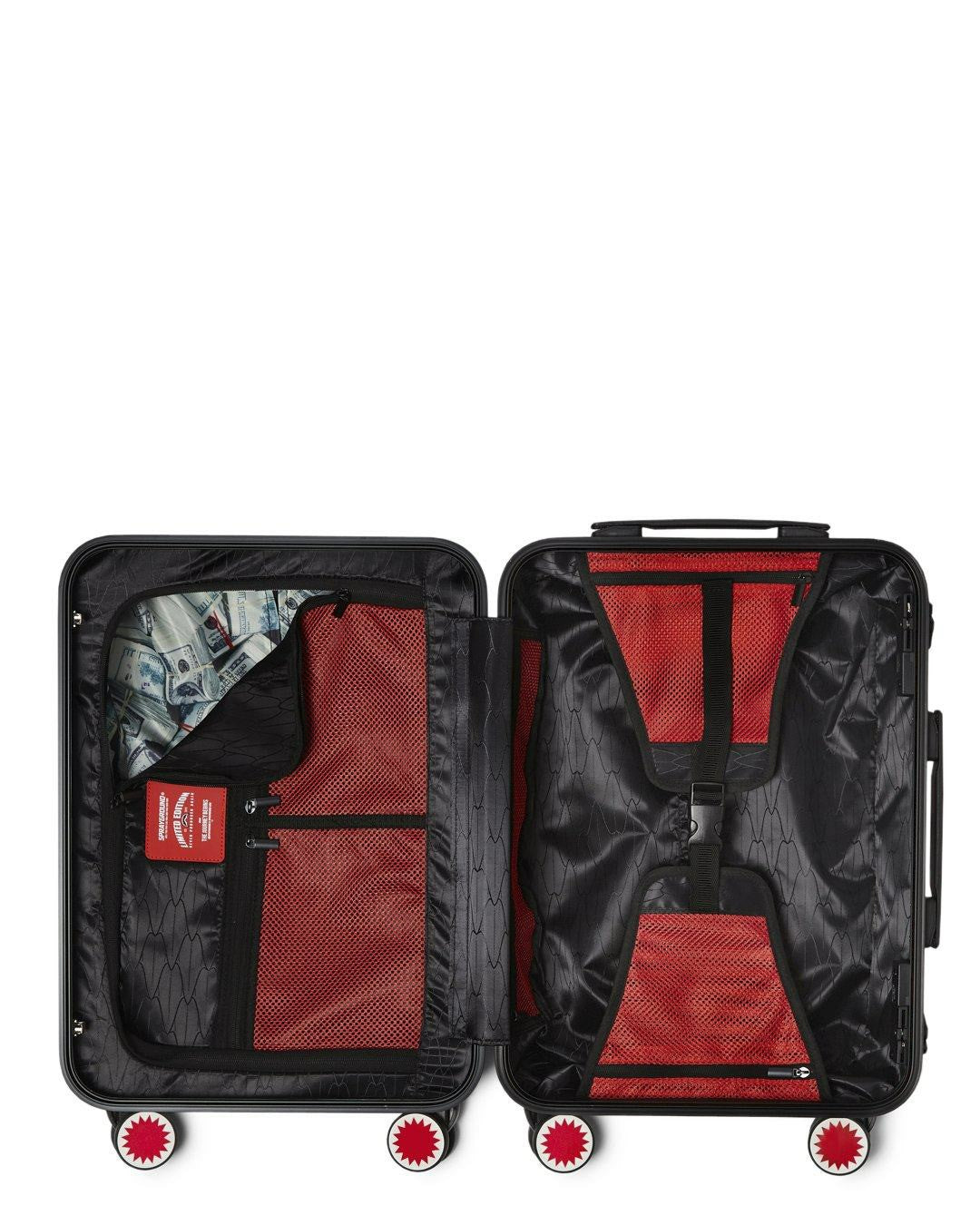 Sprayground 3AM LE BLANC SHARKNAUTICS HARDSHELL CARRY-ON LUGGAGE