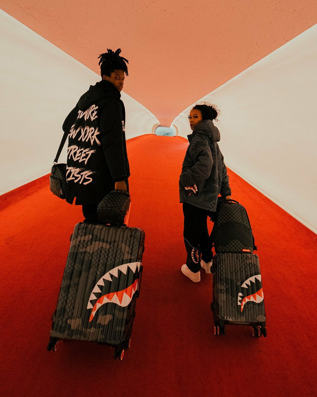 Sprayground 3AM SHARKNAUTICS 22” CARRY-ON LUGGAGE