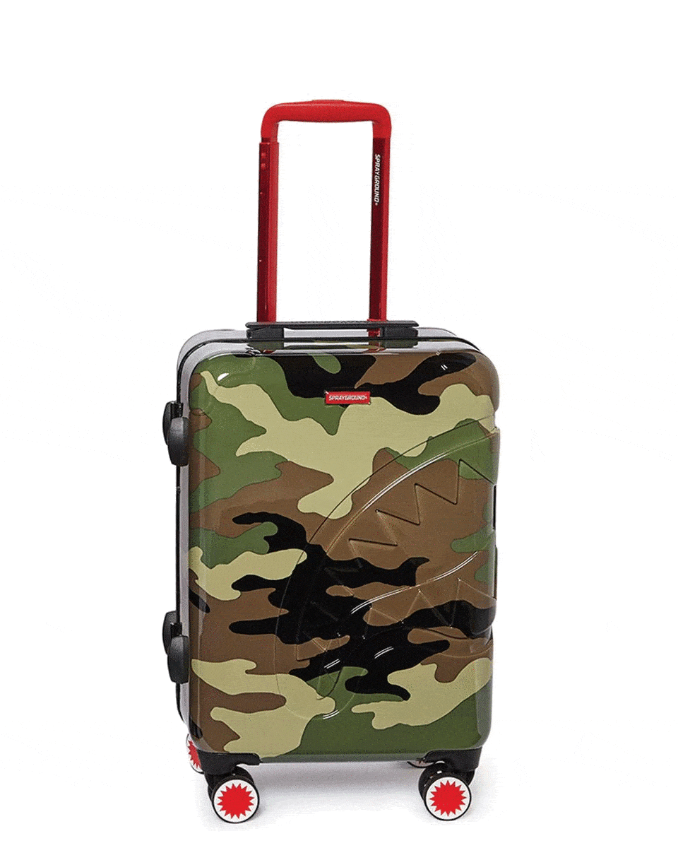 Sprayground JUNGLE PARIS 21.5” CARRY-ON SHARKITECTURE LUGGAGE
