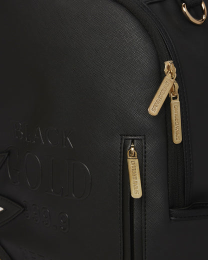 Sprayground A.i.3 SHARK BITE BLACK GOLD BACKPACK (DLXV)