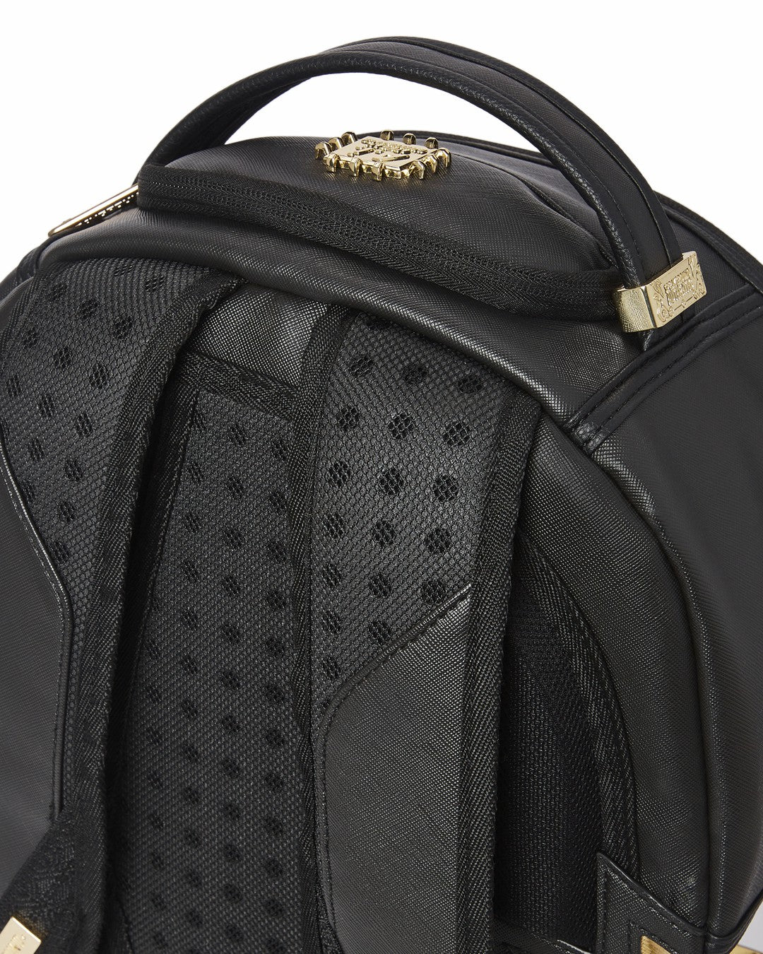 Sprayground A.i.3 SHARK BITE BLACK GOLD BACKPACK (DLXV)