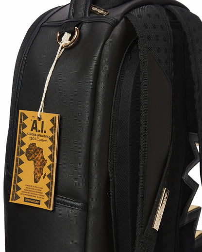 Sprayground A.i.3 SHARK BITE BLACK GOLD BACKPACK (DLXV)