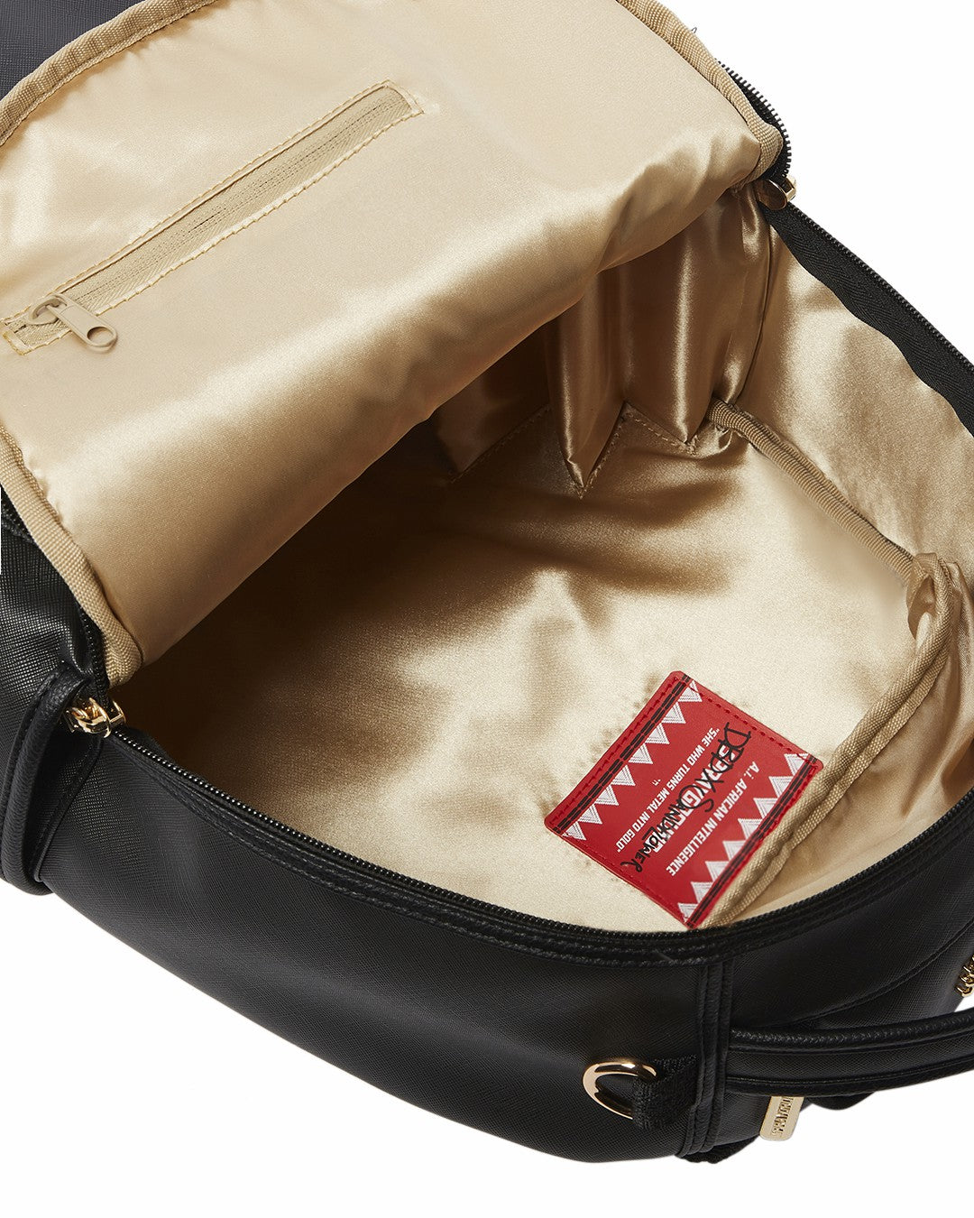 Sprayground A.i.3 SHARK BITE BLACK GOLD BACKPACK (DLXV)