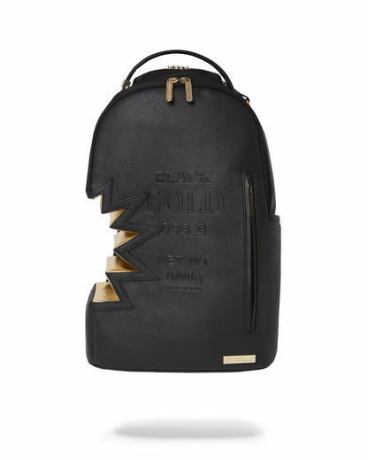 Sprayground A.i.3 SHARK BITE BLACK GOLD BACKPACK (DLXV)