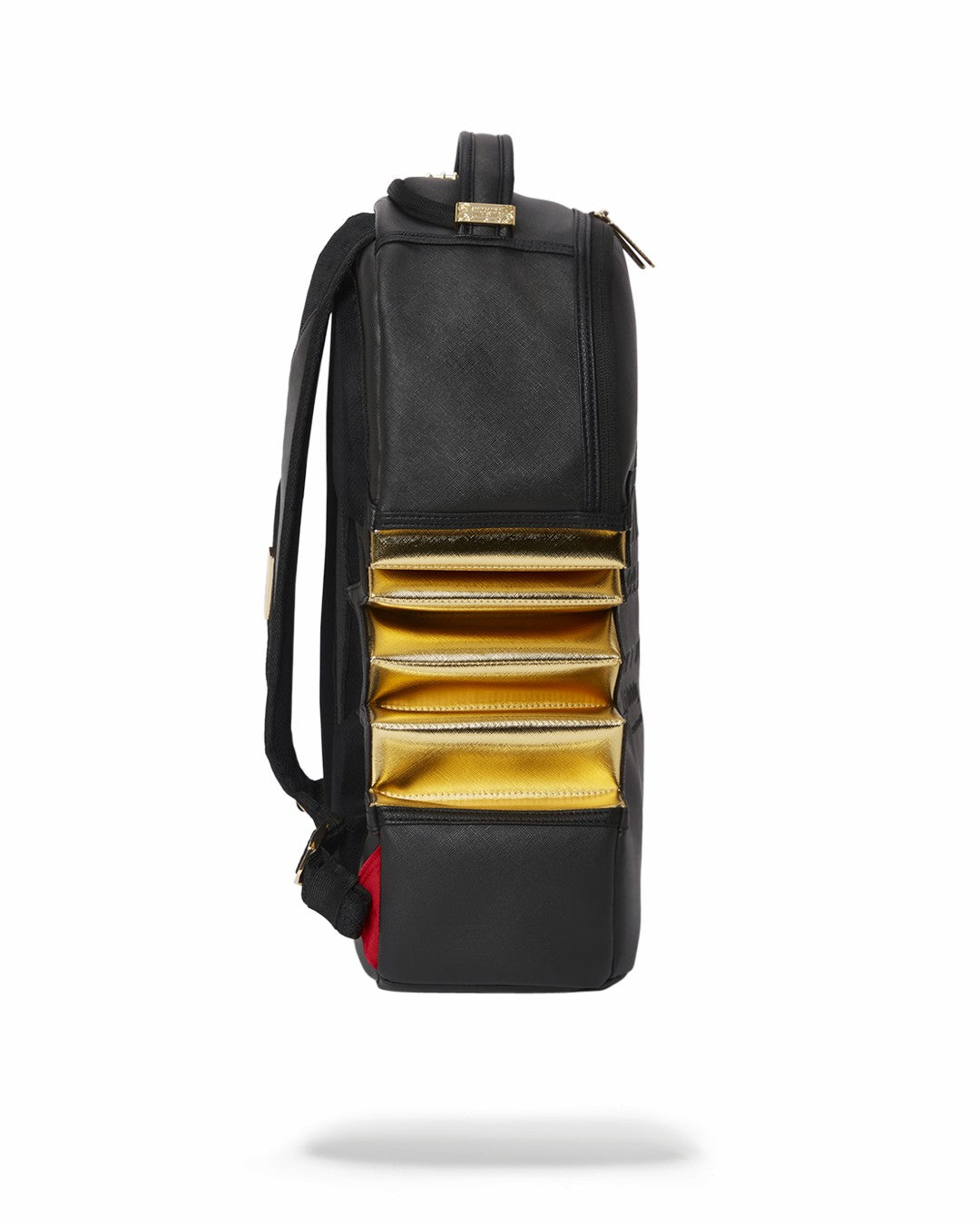 Sprayground A.i.3 SHARK BITE BLACK GOLD BACKPACK (DLXV)