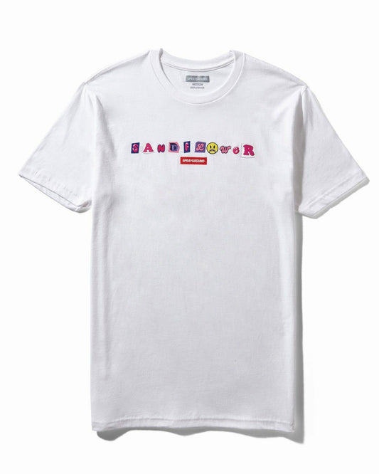 Sprayground VIBE CHECK T-SHIRT (WHITE)