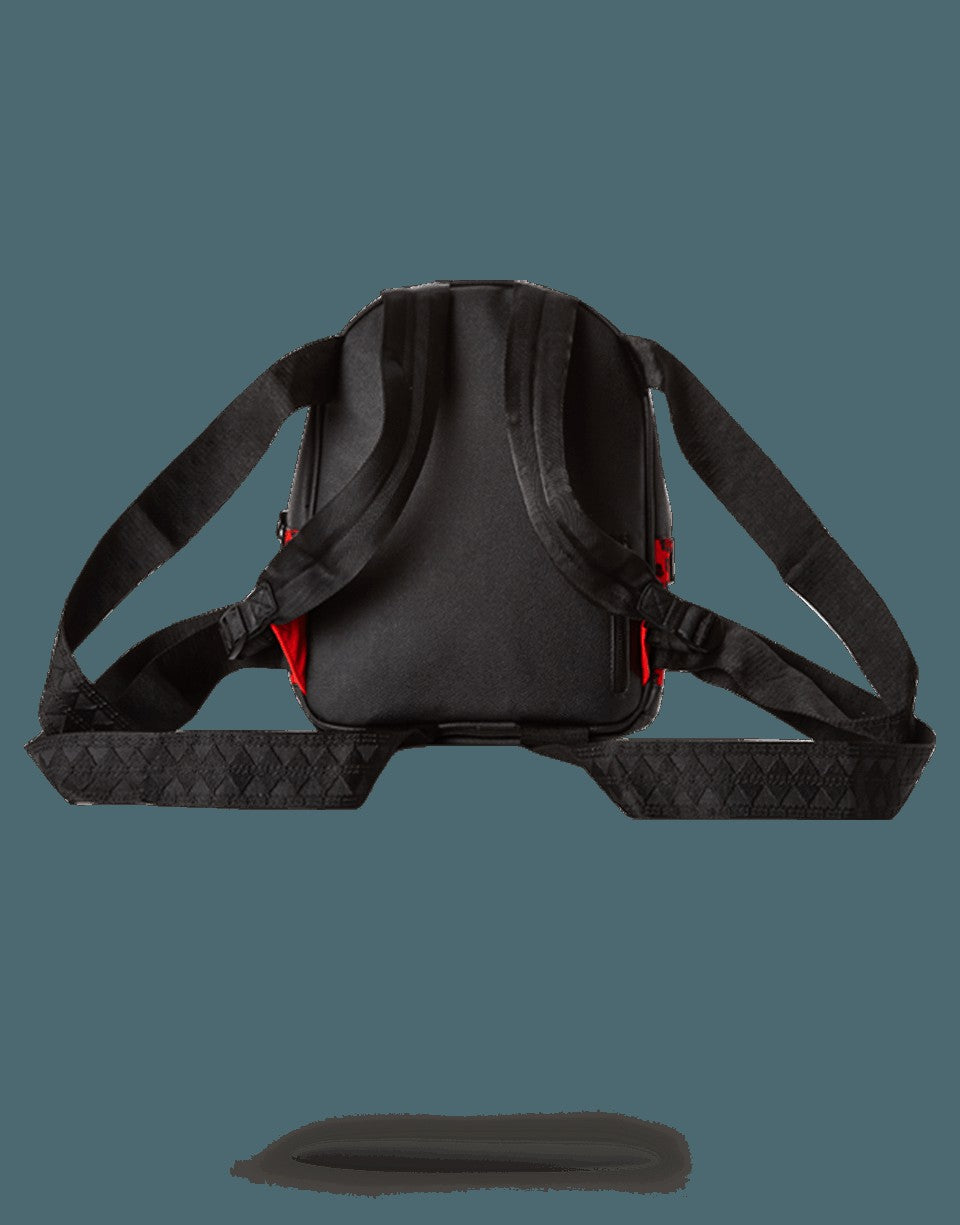 Sprayground 6-STRAP RED LEOPARD EMPRESS (PONY HAIR)