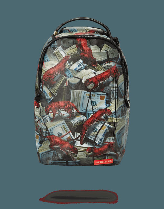 Sprayground RED LEOPARD MONEY
