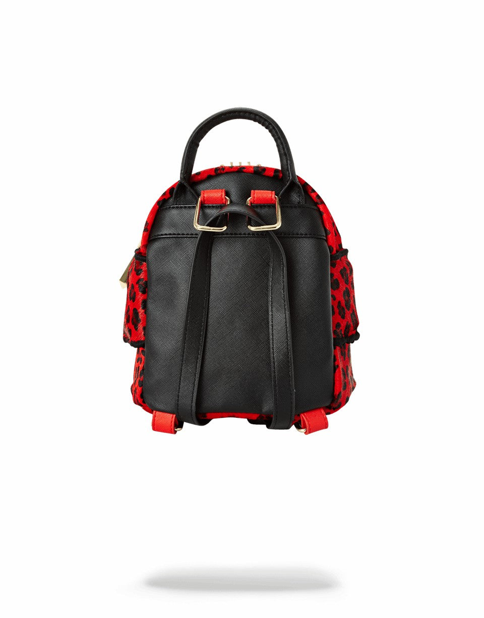 Sprayground RED LEOPARD ANGEL (PONY HAIR)