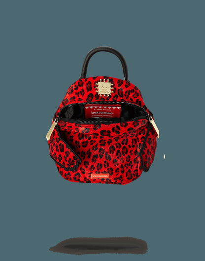 Sprayground RED LEOPARD ANGEL (PONY HAIR)