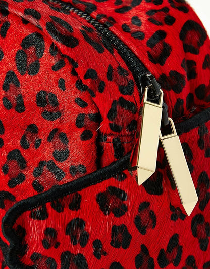 Sprayground RED LEOPARD ANGEL (PONY HAIR)