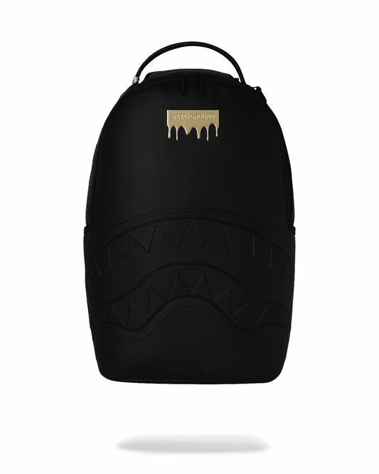 Sprayground GOLD BRICK DRIP BLACK BACKPACK