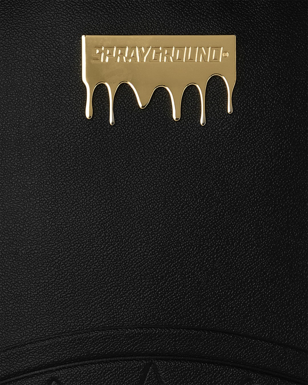 Sprayground GOLD BRICK DRIP BLACK BACKPACK