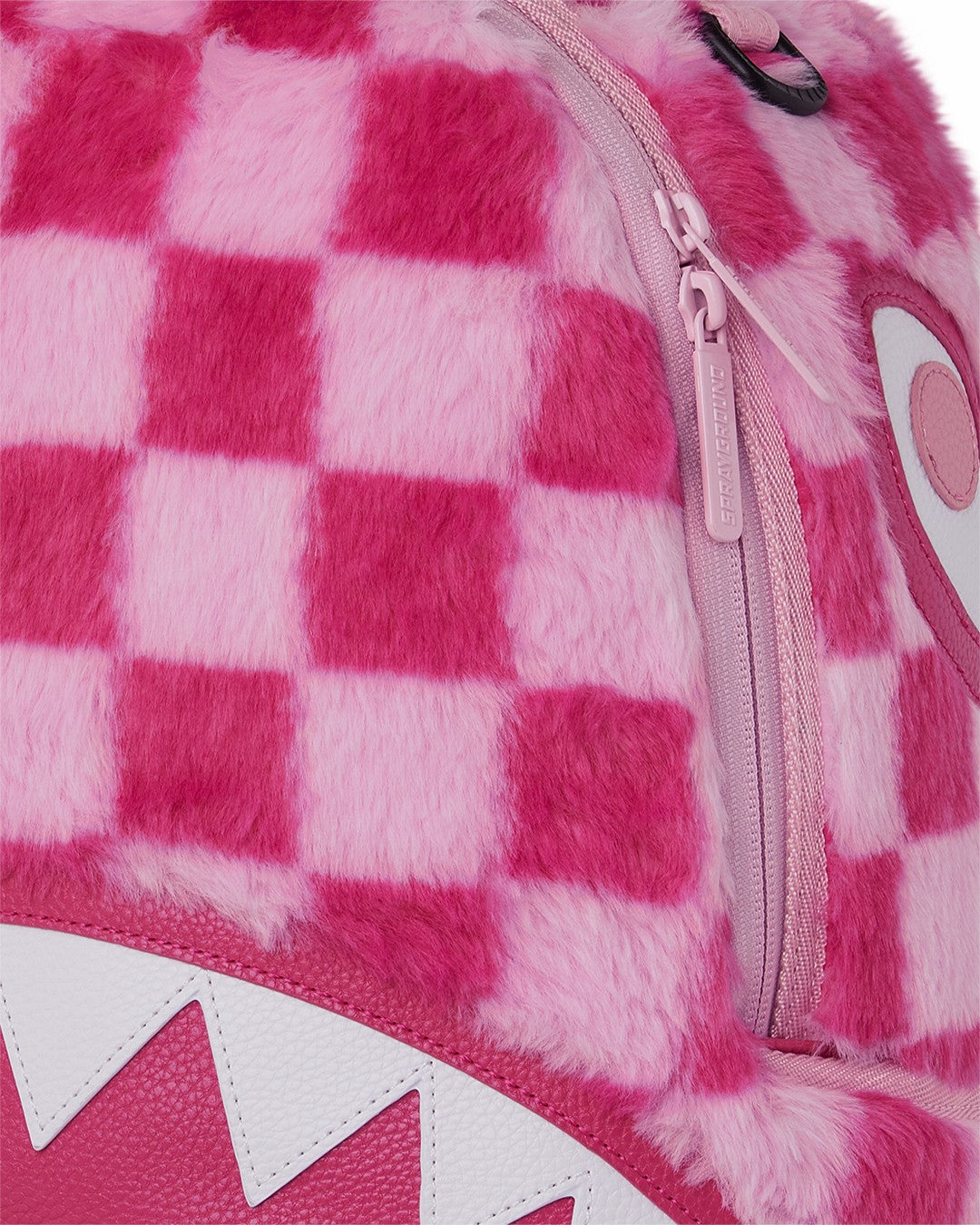 Sprayground FURZILLA SHARK (PINK CHECK) BACKPACK