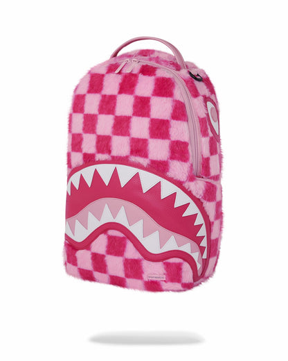Sprayground FURZILLA SHARK (PINK CHECK) BACKPACK