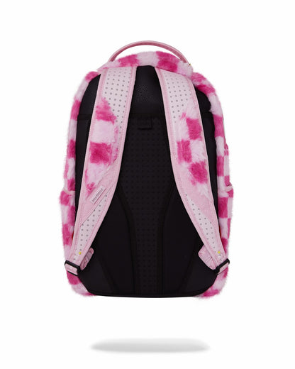 Sprayground FURZILLA SHARK (PINK CHECK) BACKPACK