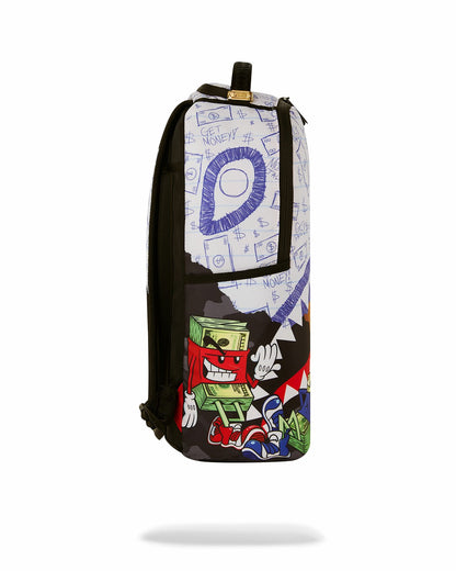 Sprayground MEAN MONEY COLLAGE BACKPACK