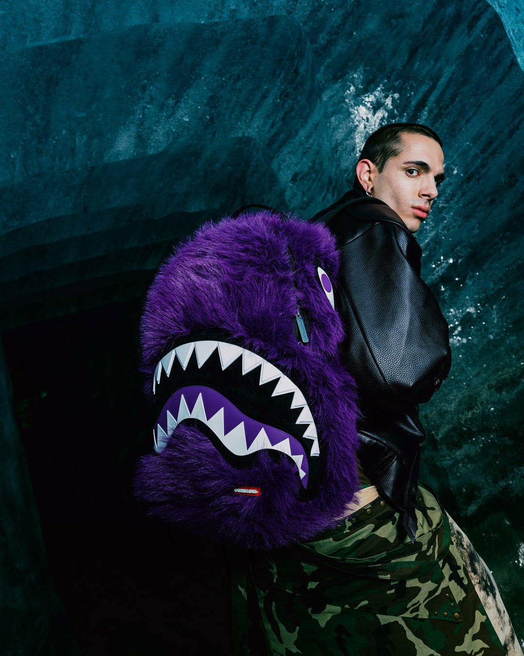 Sprayground FURZILLA SHARK (PURP) BACKPACK
