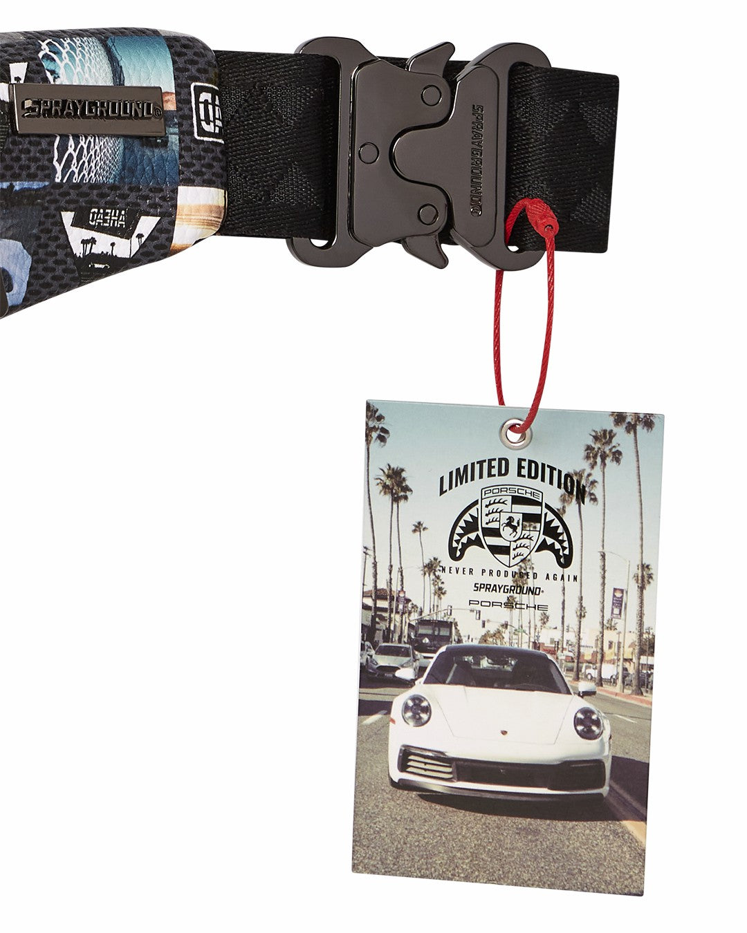Sprayground PORSCHE AHEAD COLLAB SAVVY CROSSBODY - LIMITED EDITION