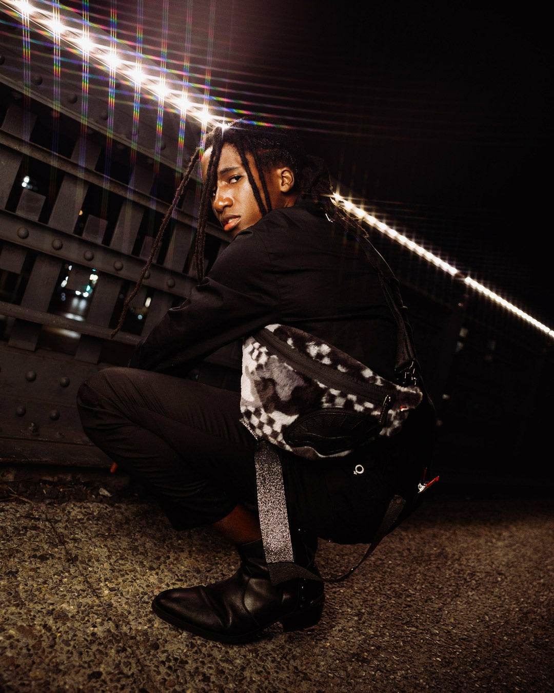 Sprayground 3AM PLUSH ASPEN HIGHLANDS SAVVY CROSSBODY