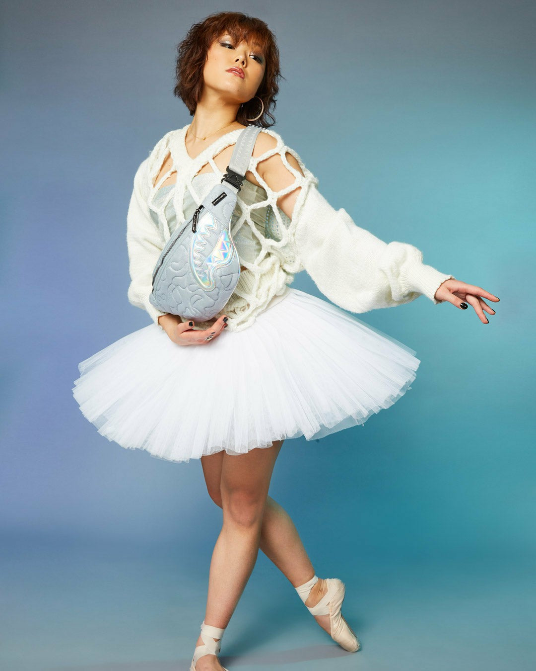 Sprayground MIRASHAKU IRIDESCENT QUILT SAVVY CROSSBODY