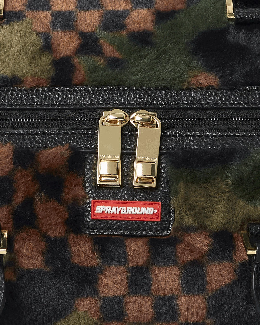 Sprayground BIG SKY FUR SHARK DUFFLE