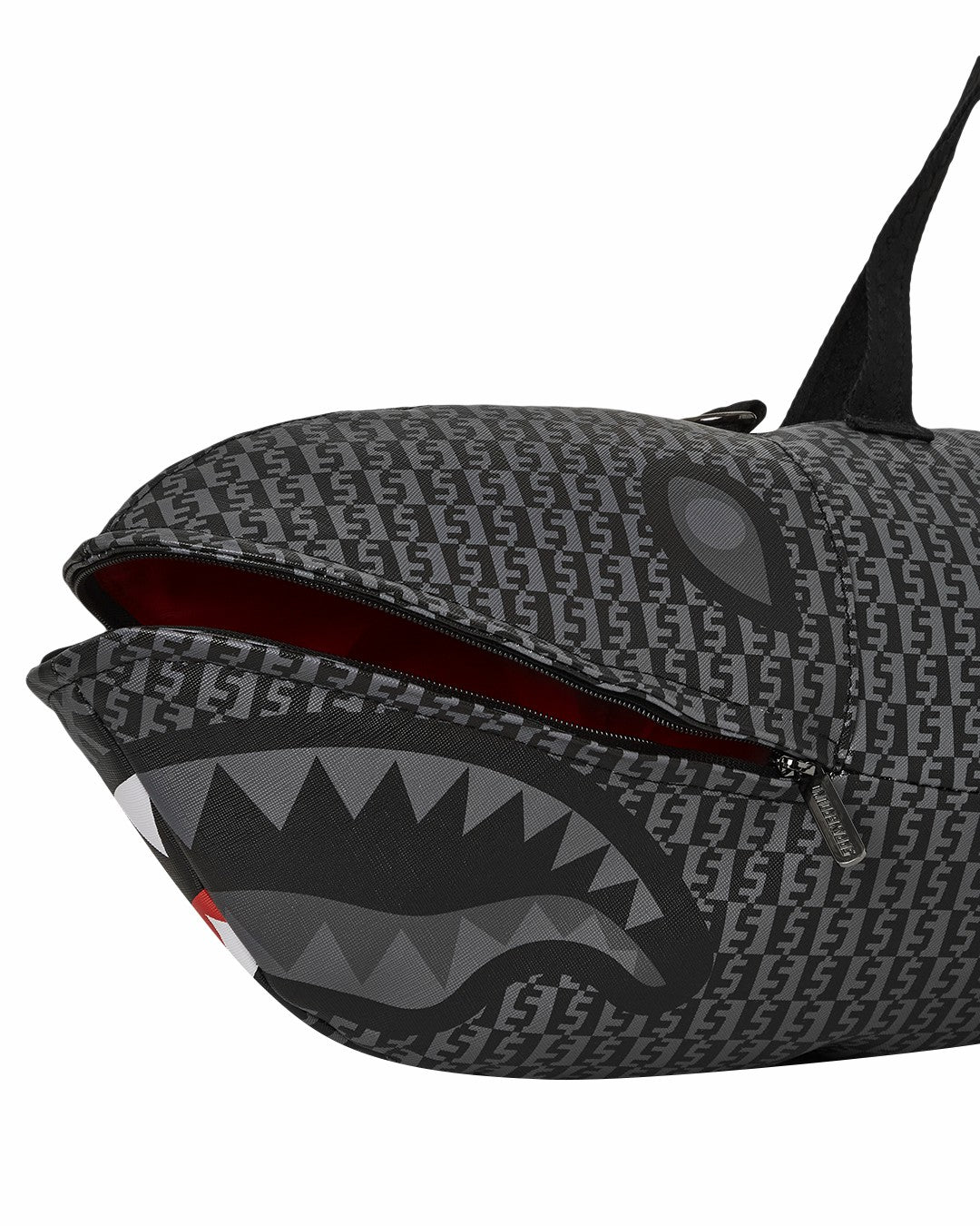 Sprayground SHARKFINITY STEALTH PILOT SHARK SHAPE DUFFLE