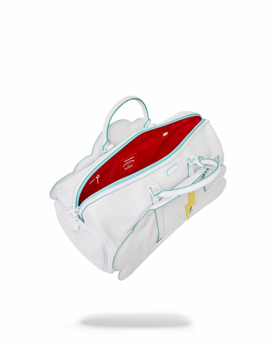 Sprayground CLOUDY WITH A CHANCE OF SHARK DUFFLE