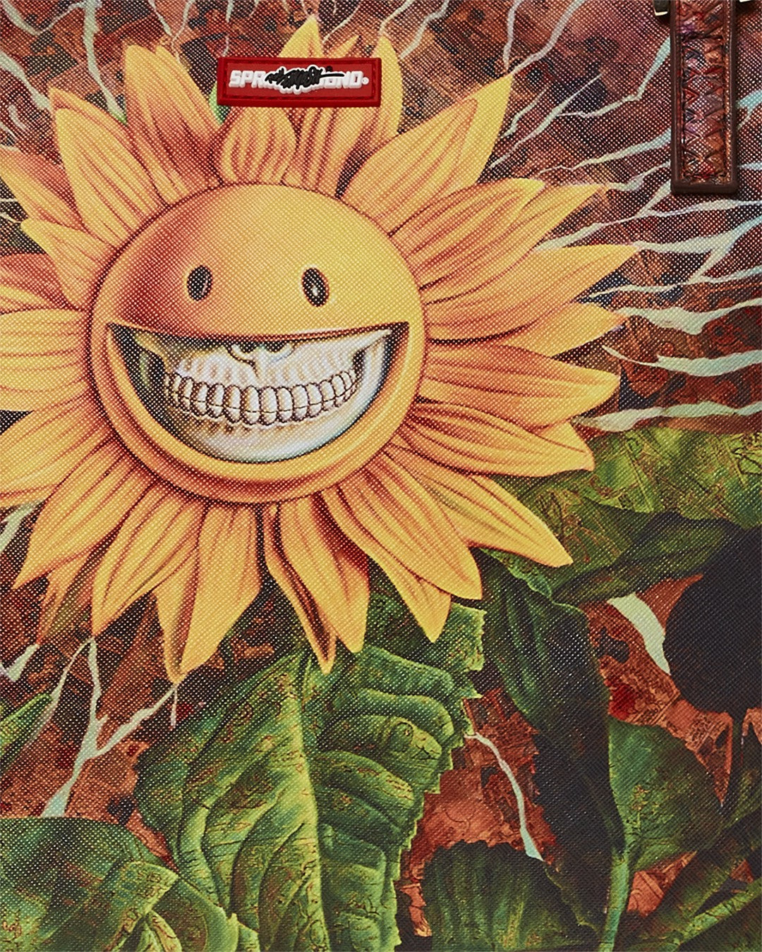 Sprayground SUNFLOWER GRIN RON ENGLISH COLLAB TOTE