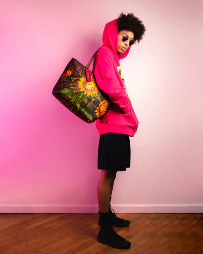 Sprayground SUNFLOWER GRIN RON ENGLISH COLLAB TOTE