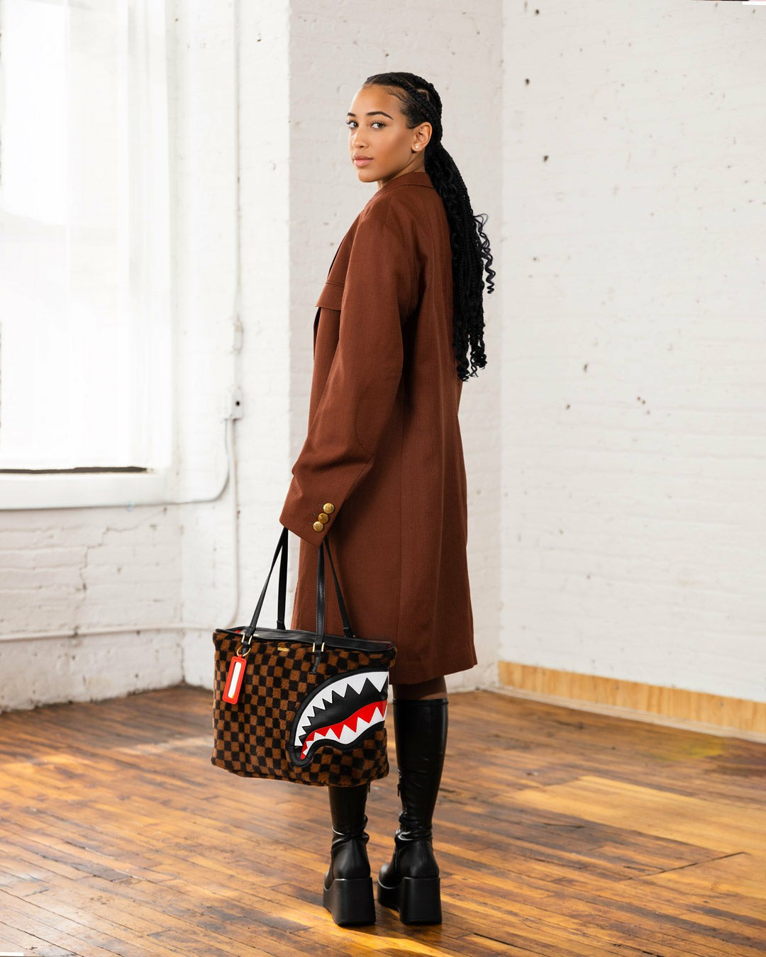 Sprayground FURRR SHARKS IN PARIS TOTE