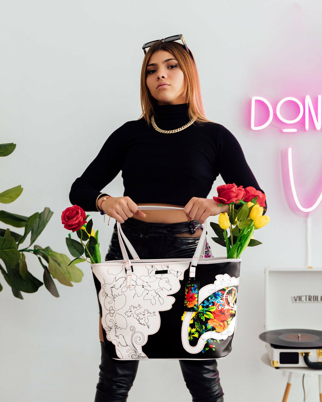 Sprayground THE FLORAL CUT TOTE