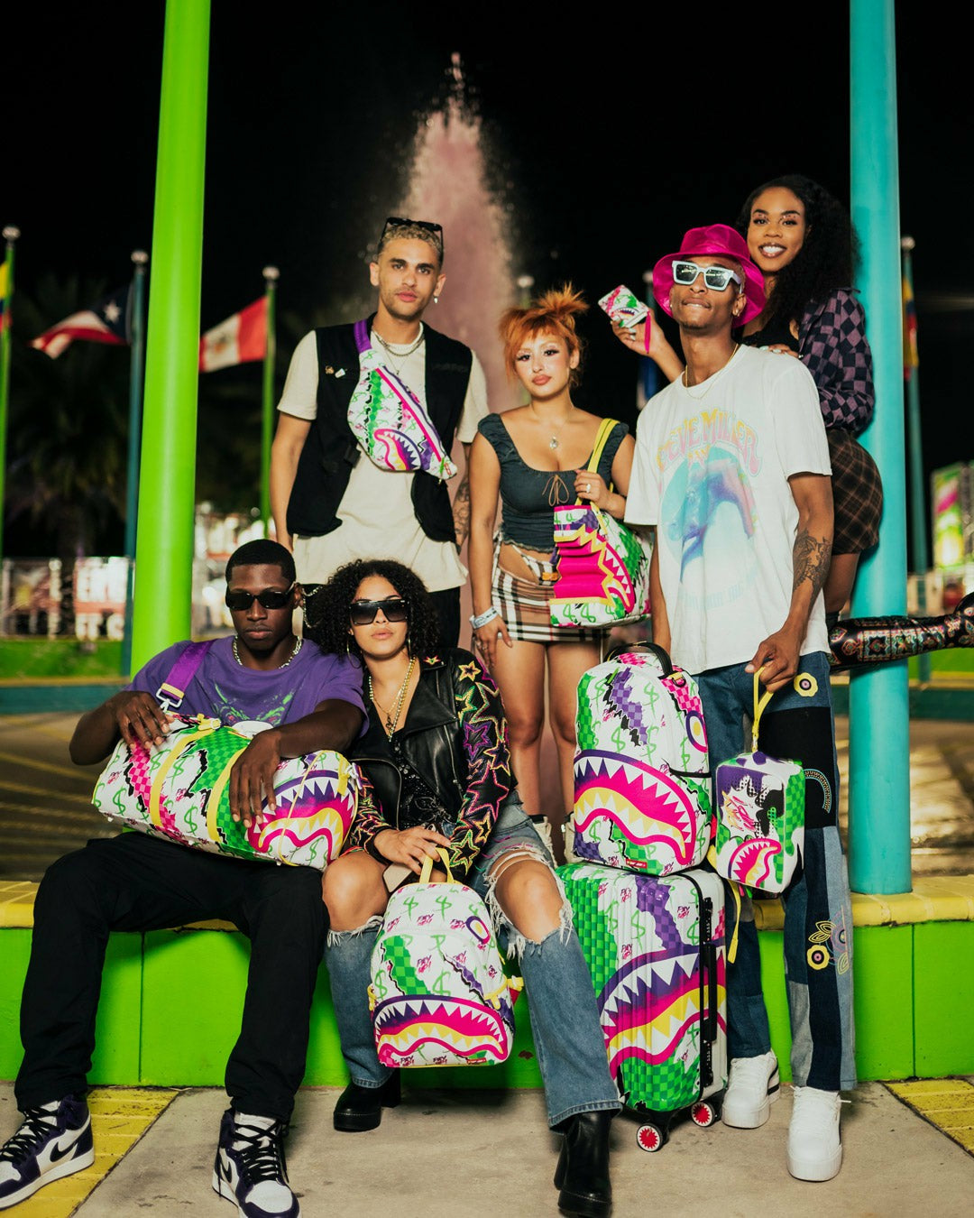 Sprayground DREAMY TECHNICOLOR TOTE