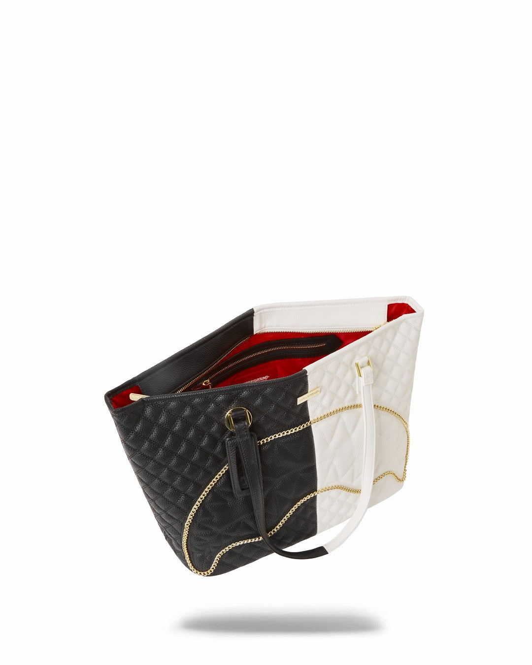 Sprayground LEVELED UP SPLIT QUILT SHARK TOTE