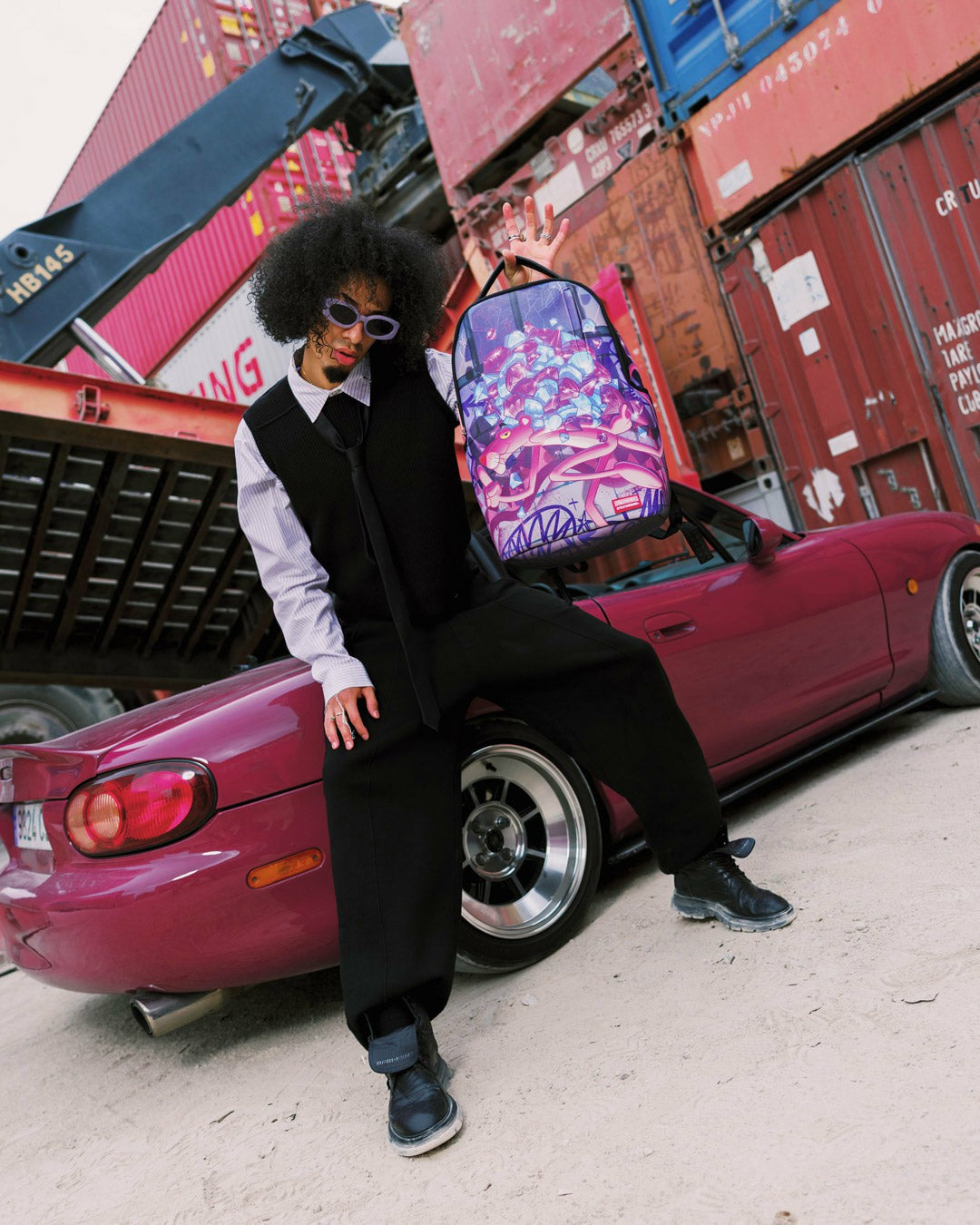 Sprayground PINK PANTHER DIAMOND HEIST BACKPACK