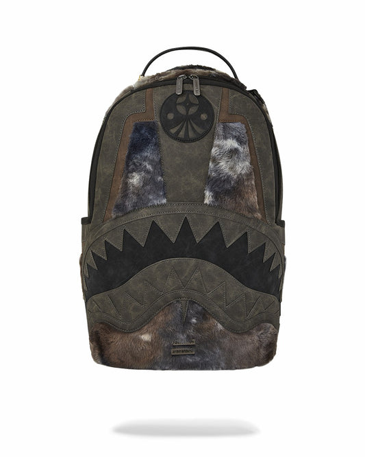 Sprayground FOUNDATION DAYS FUR COAT SHARK BACKPACK