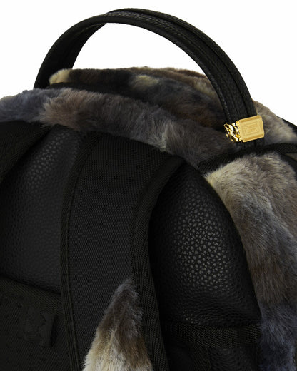 Sprayground FOUNDATION DAYS FUR COAT SHARK BACKPACK