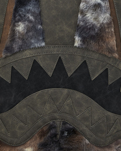 Sprayground FOUNDATION DAYS FUR COAT SHARK BACKPACK