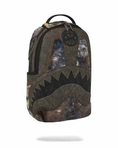 Sprayground FOUNDATION DAYS FUR COAT SHARK BACKPACK