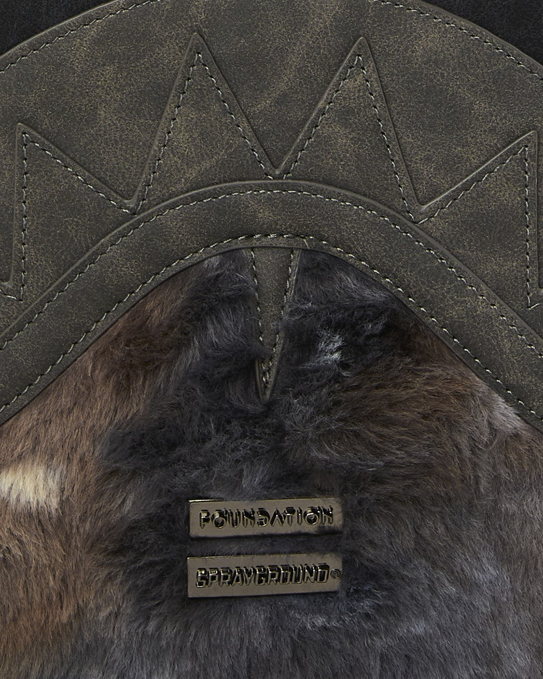 Sprayground FOUNDATION DAYS FUR COAT SHARK BACKPACK