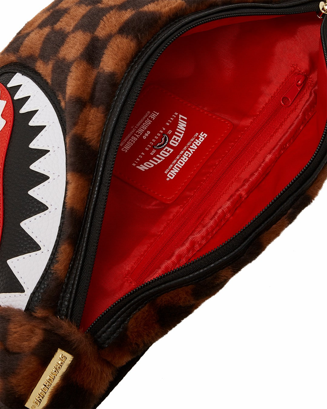 Sprayground FURRR SHARKS IN PARIS SAVVY CROSSBODY