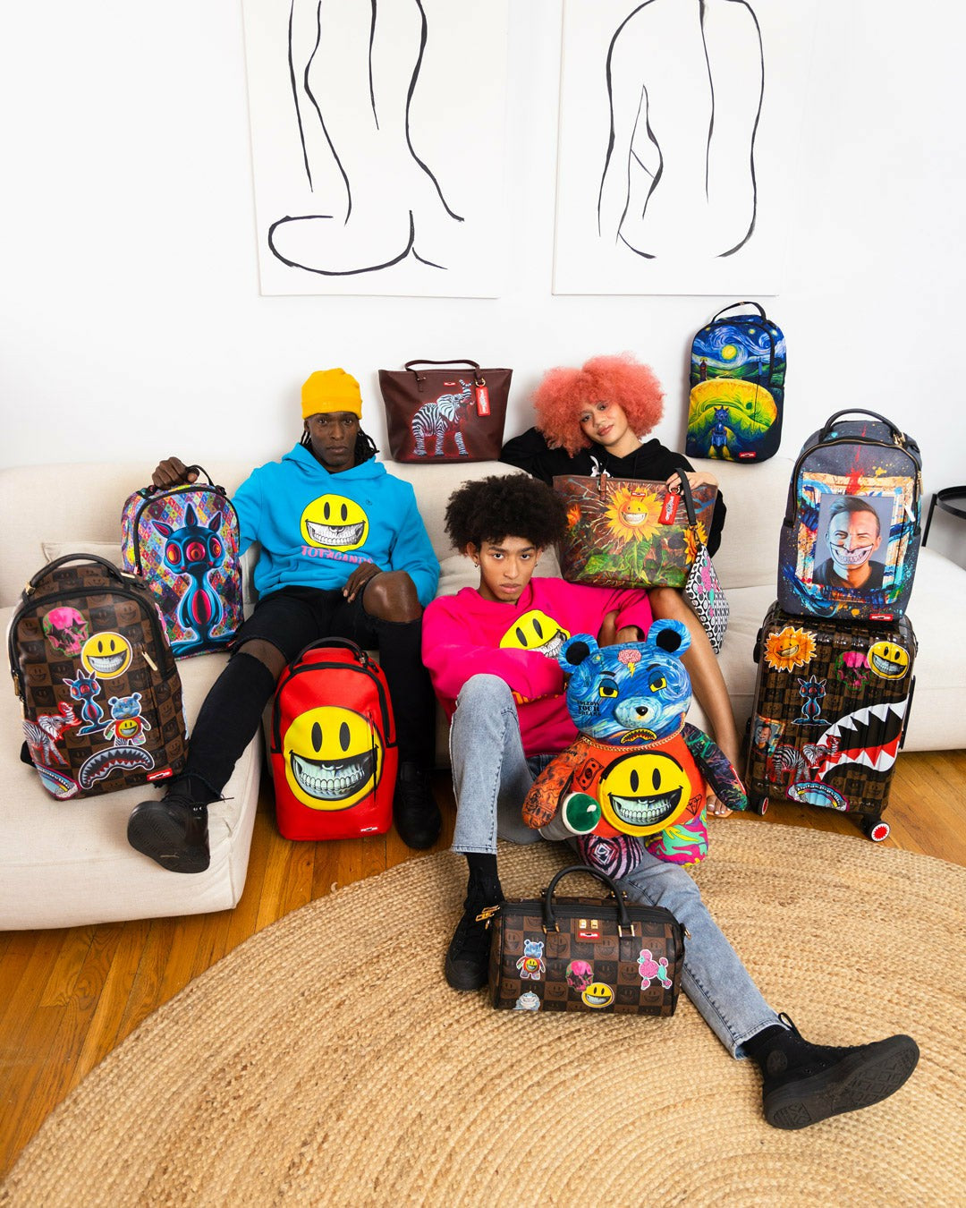 Sprayground GLOBAL MOGUL POPAGANDA RON ENGLISH EDITION MINI DUFFLE
