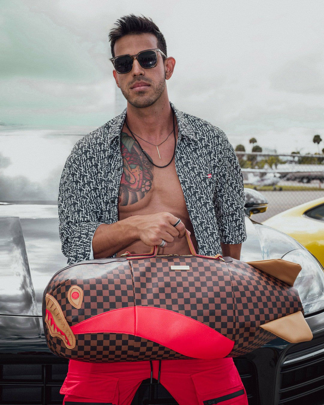 Sprayground RACEWAY HENNY TORPEDO DUFFLE