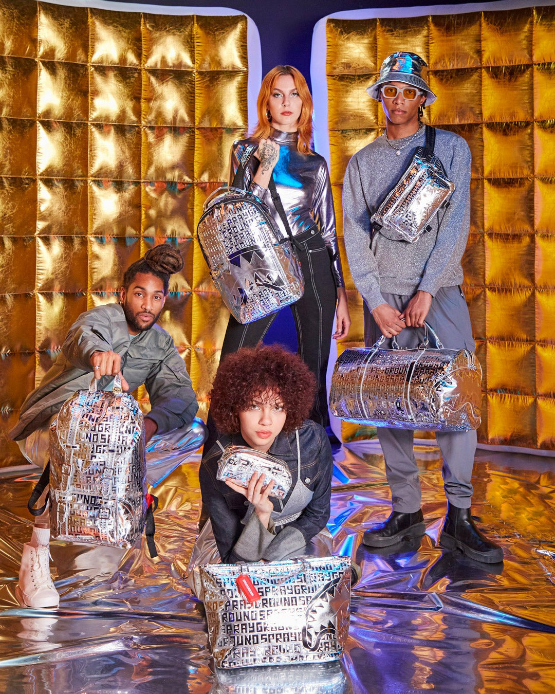 Sprayground FUTURE TITAN (METALLIC) TOTE