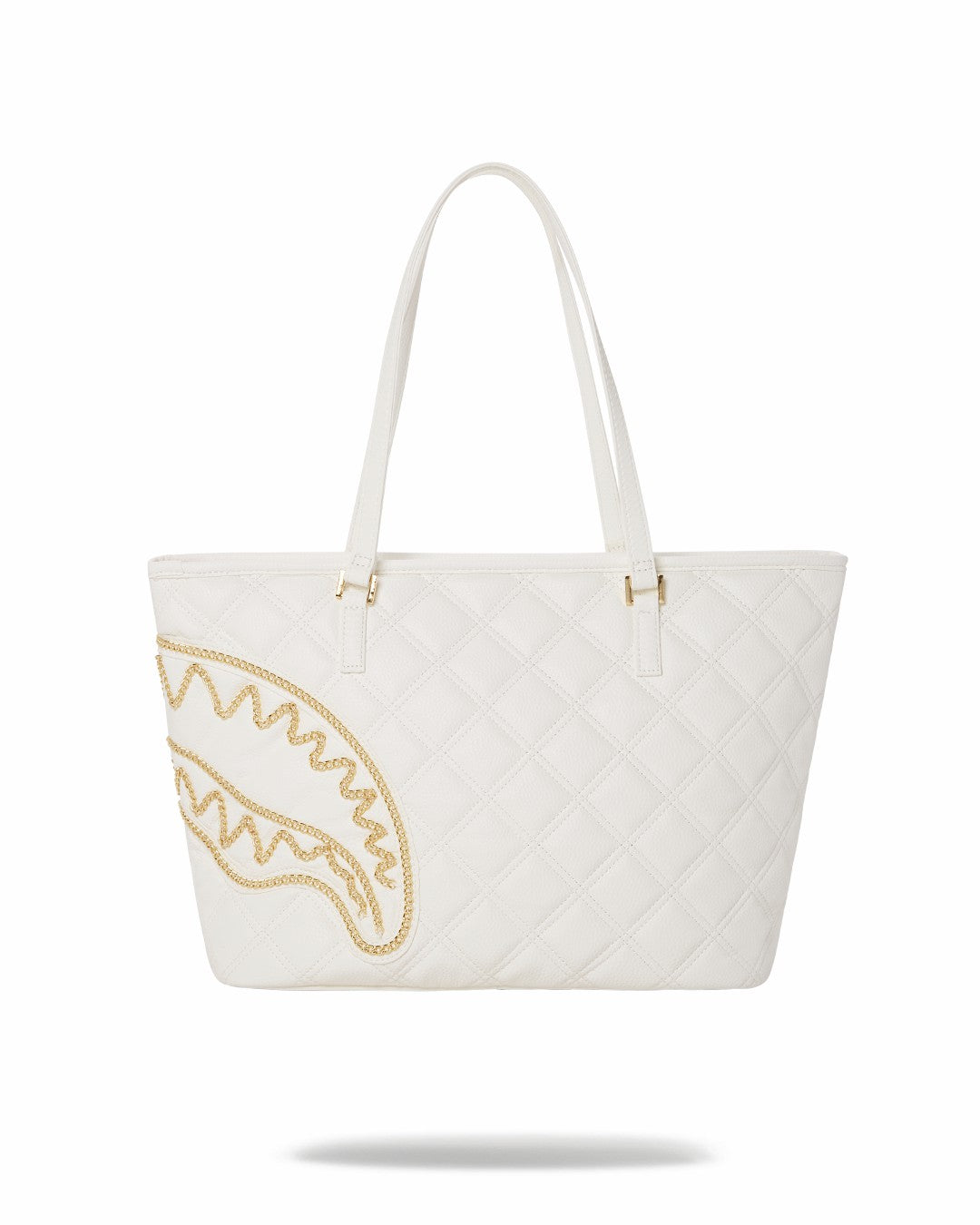 Sprayground RIVIERA LE BLANC GOLD CHAIN SHARK TOTE