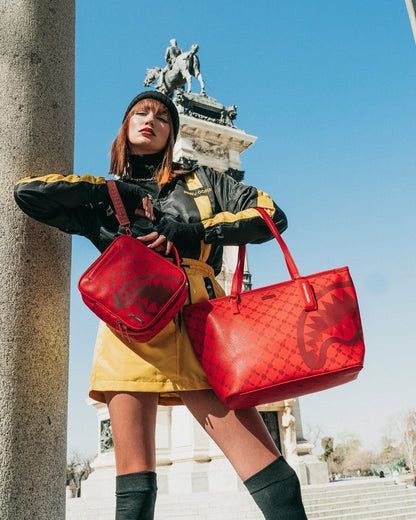 Sprayground MONEY PATTERN BRICK TOTE