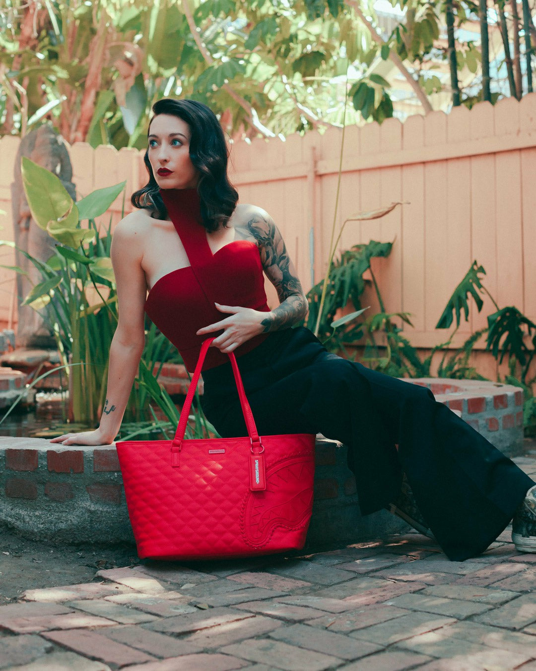 Sprayground RED RIVIERA TOTE