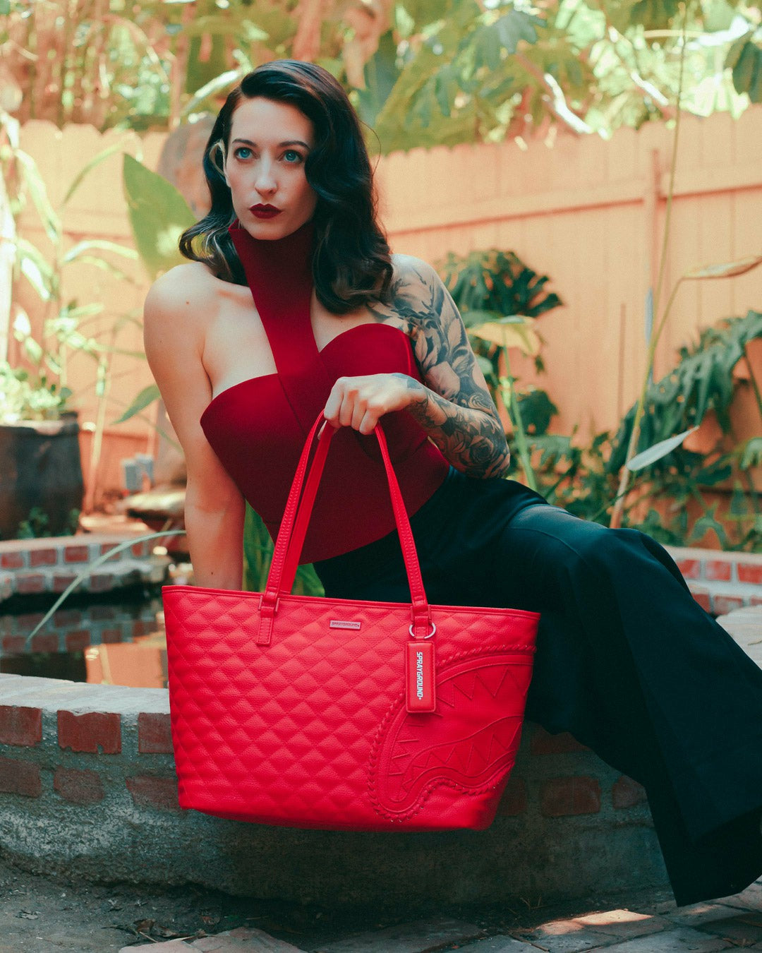 Sprayground RED RIVIERA TOTE