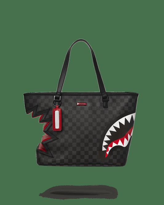 Sprayground SHARK BITE SHARKS IN PARIS GRAY TOTE